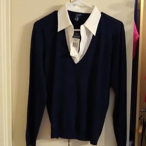 Black and White lightweight sweater